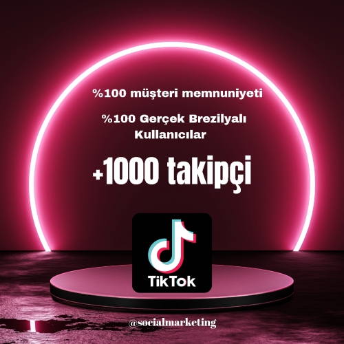  TikTok Takipçi  Max 45K  Gerçek Brezilyalı Kullanıcılar 30 gün garantili